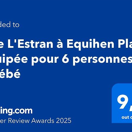 Gite L'Estran A Equihen Plage Equipee Pour 6 Personnes + 1 Bebe Exterior photo